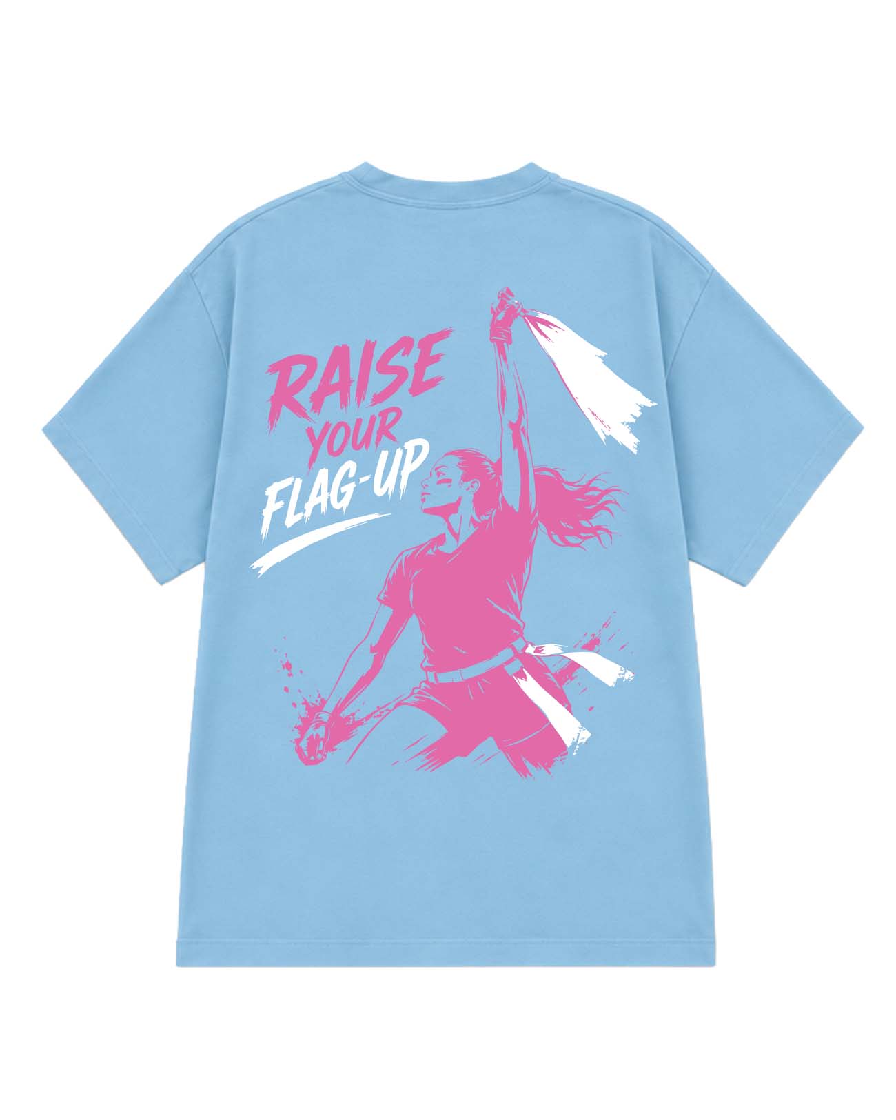 Oversized Tee - Raise Your Flag Up