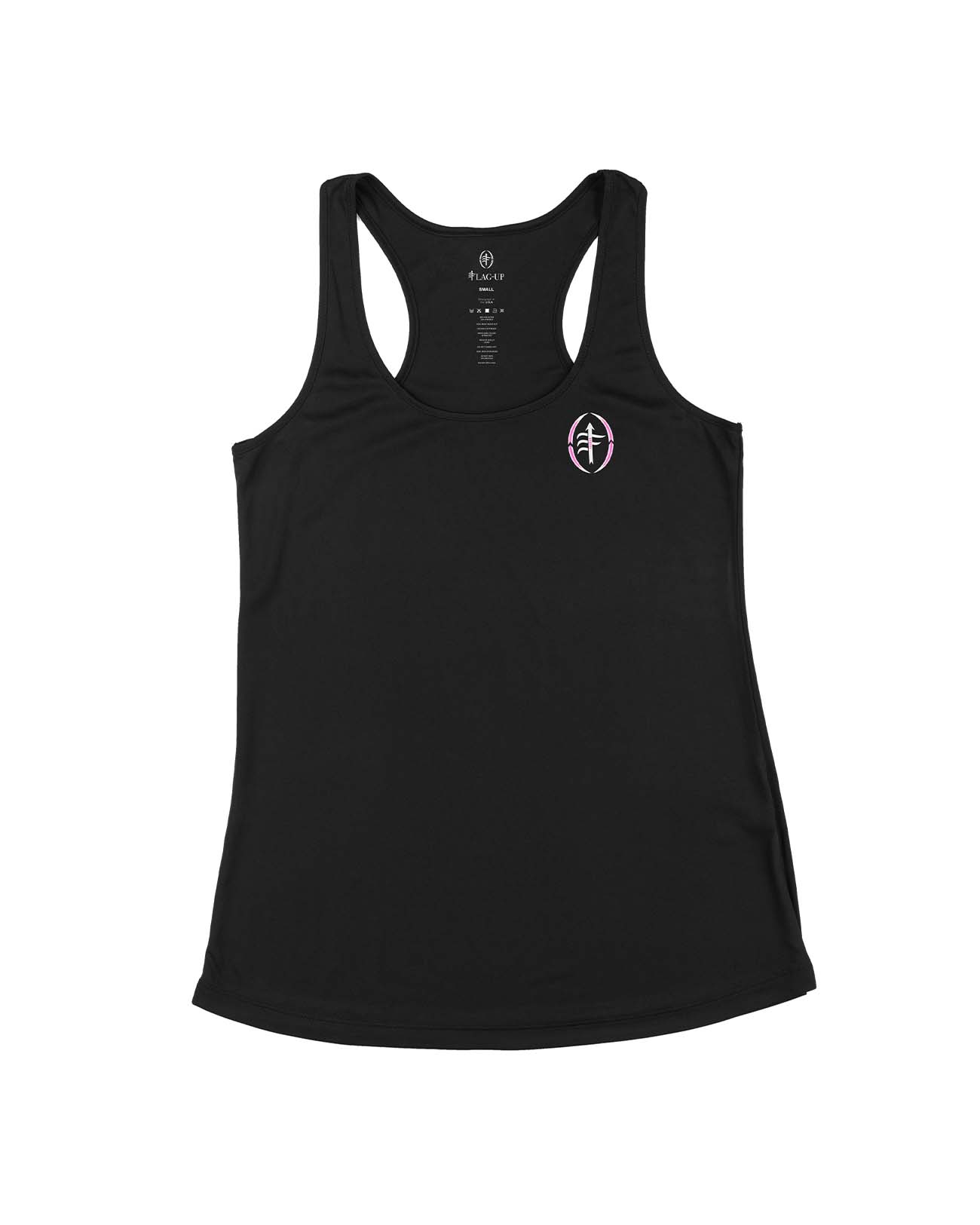BLACK PERFORMANCE TANK TOP - Flag - Up