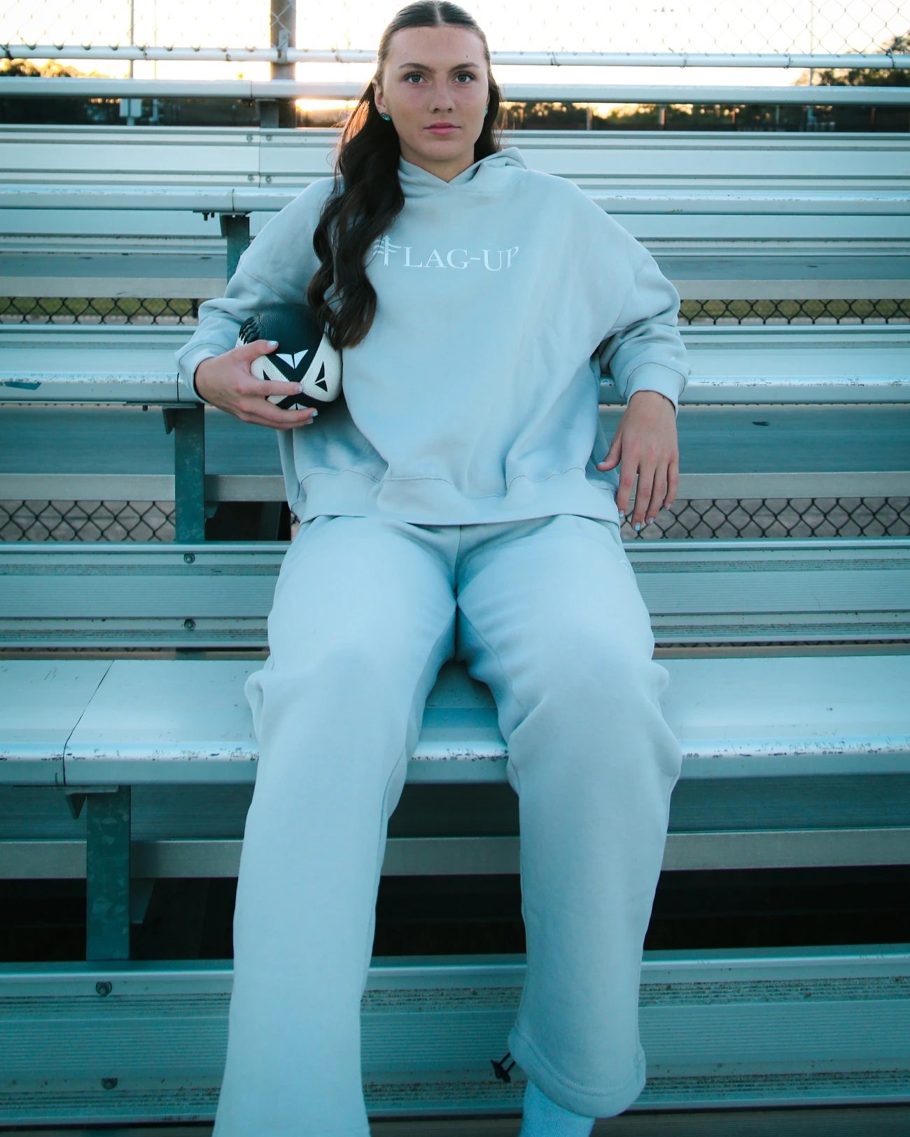 GRAY PERFORMANCE JOGGERS - Flag - Up