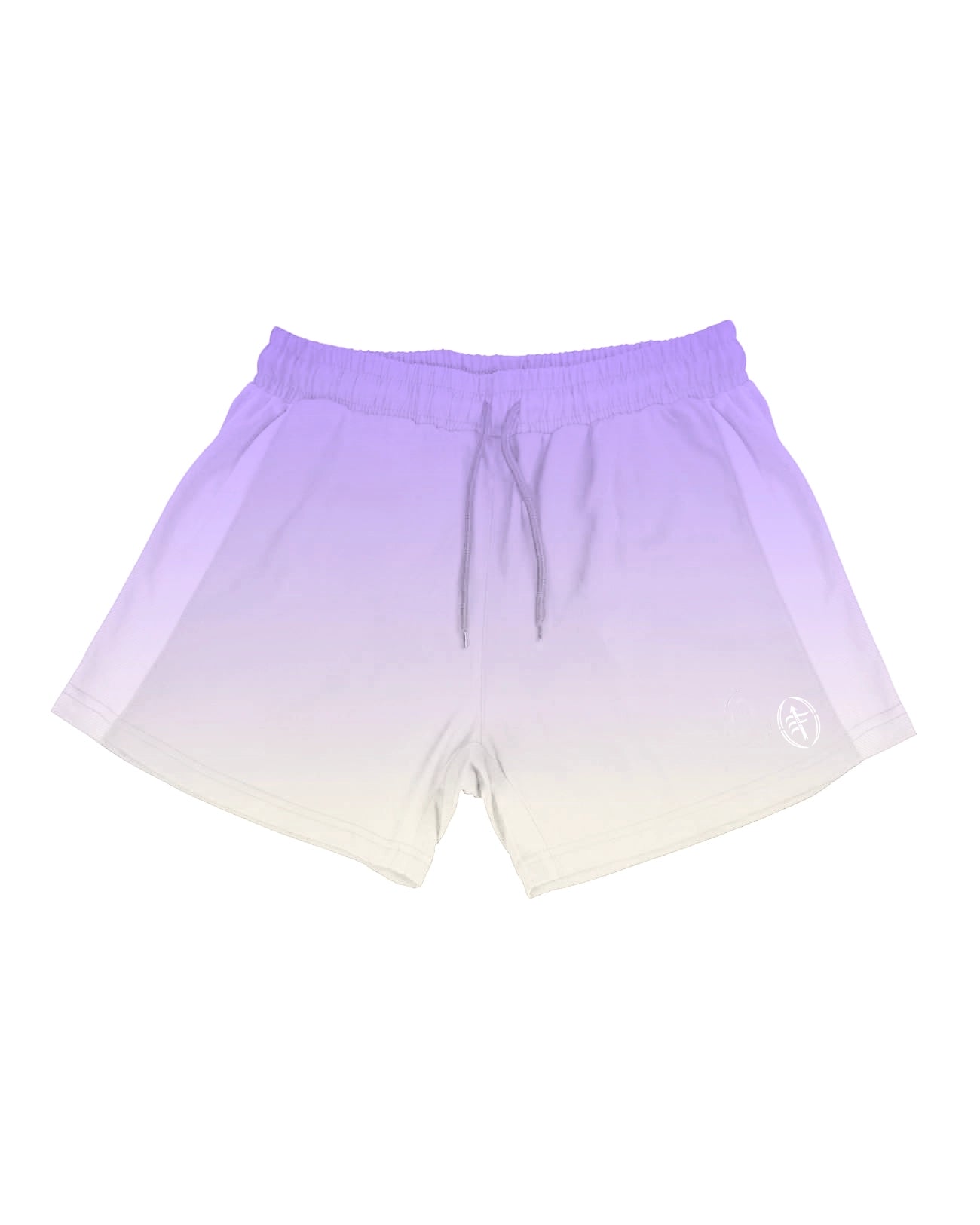 Lavender and cream Playmaker shorts for girls flag football — Flag-Up