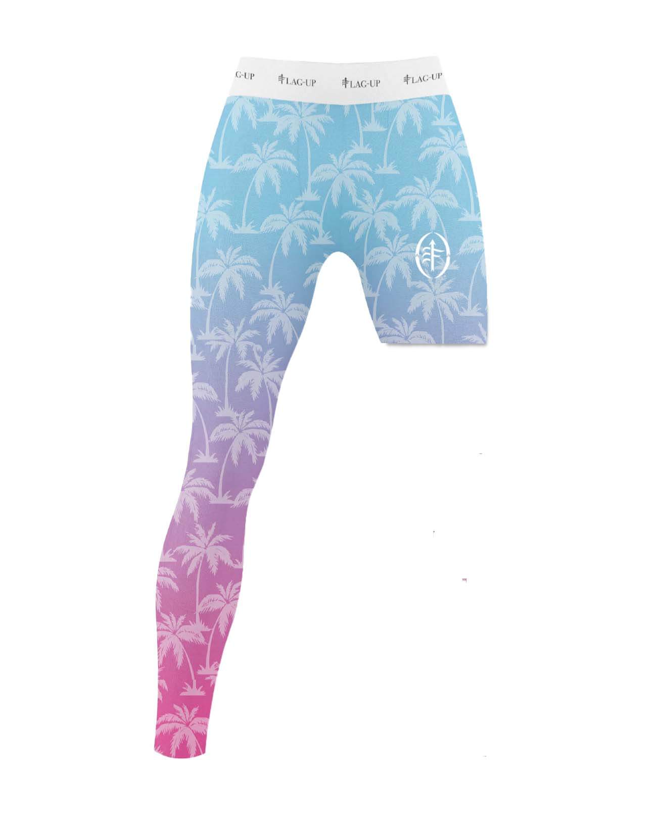 Vice City designer single-leg compression pant for flag football — Flag-Up