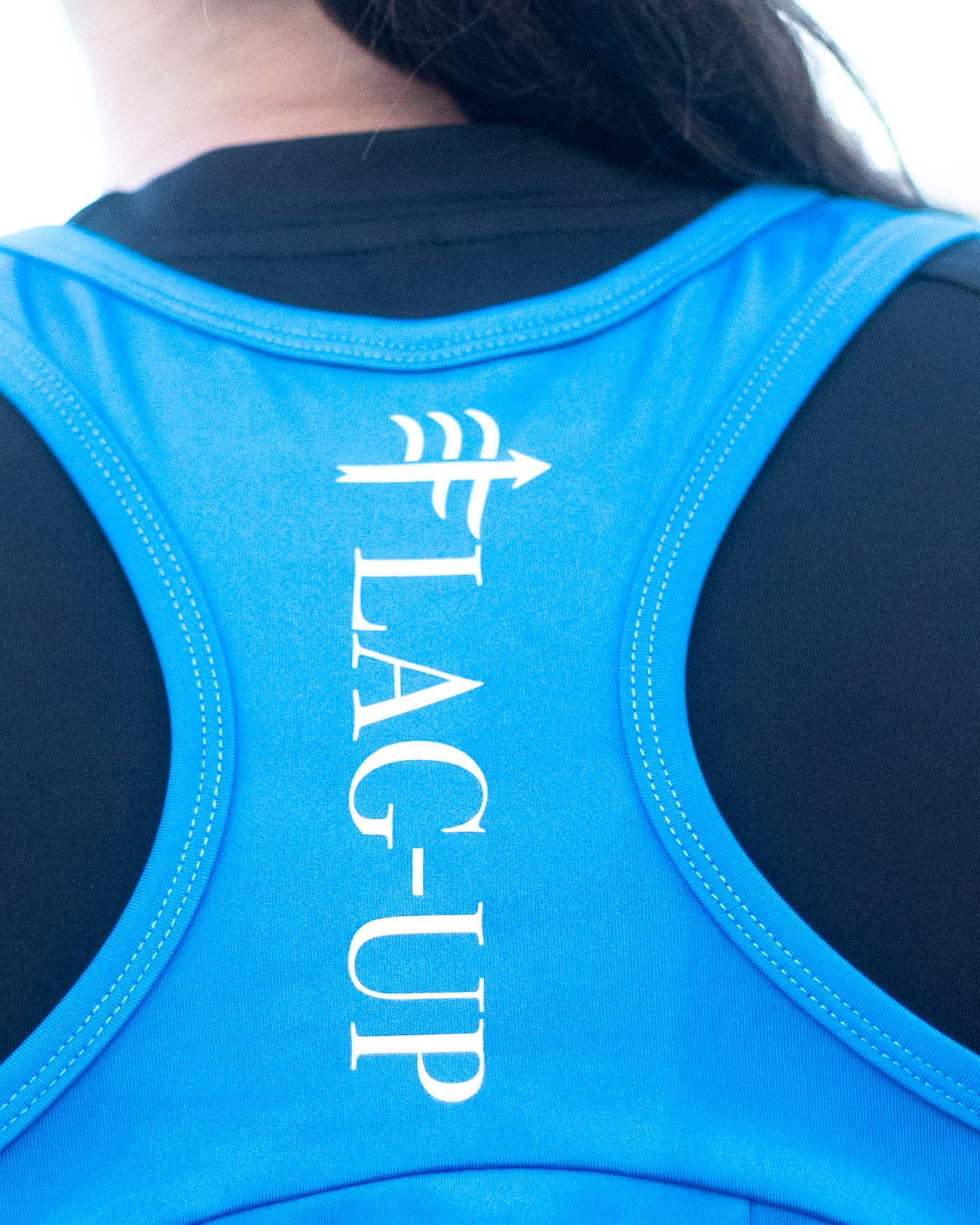 MALIBU BLUE PERFORMANCE TANK TOP - Flag - Up