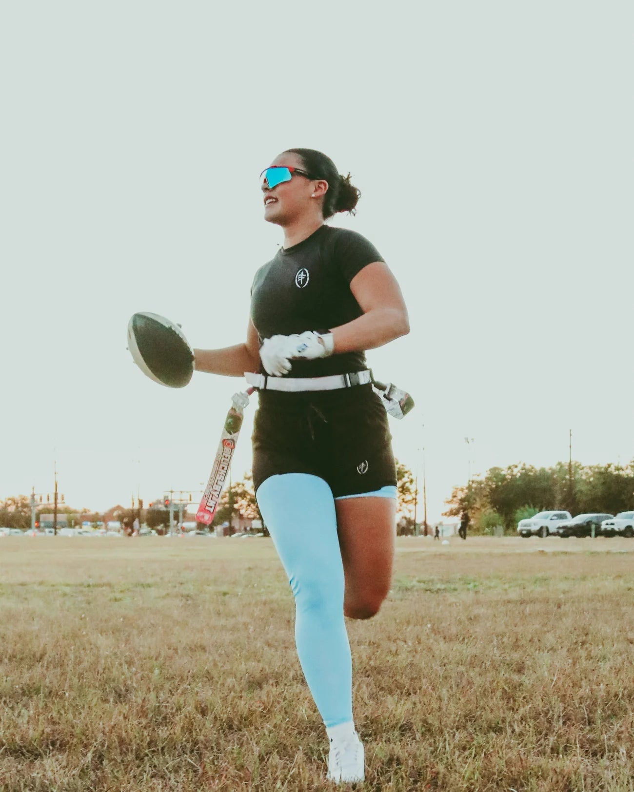 ONE LEG COMPRESSION PANTS - Flag - Up