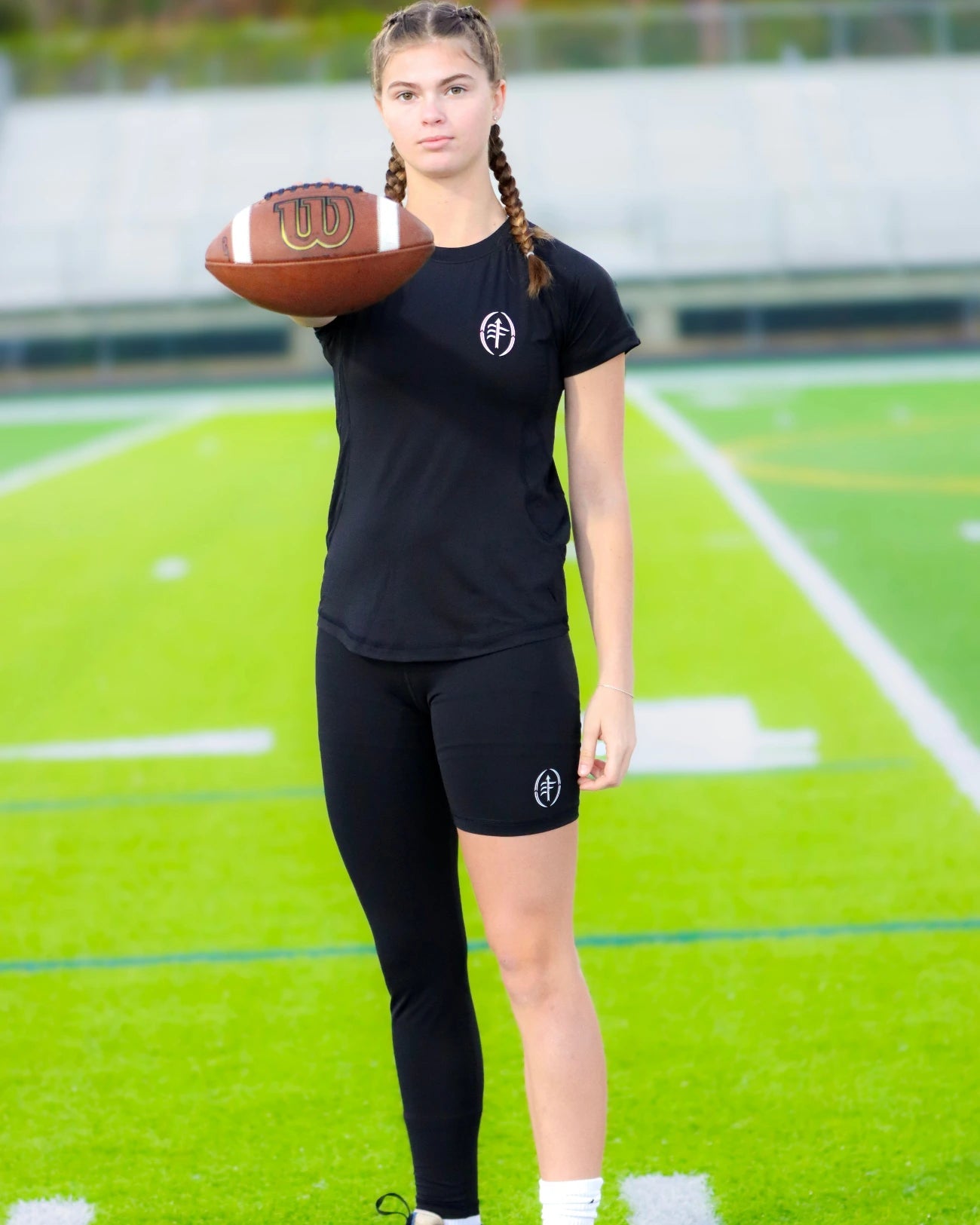 ONE LEG COMPRESSION PANTS - Flag - Up