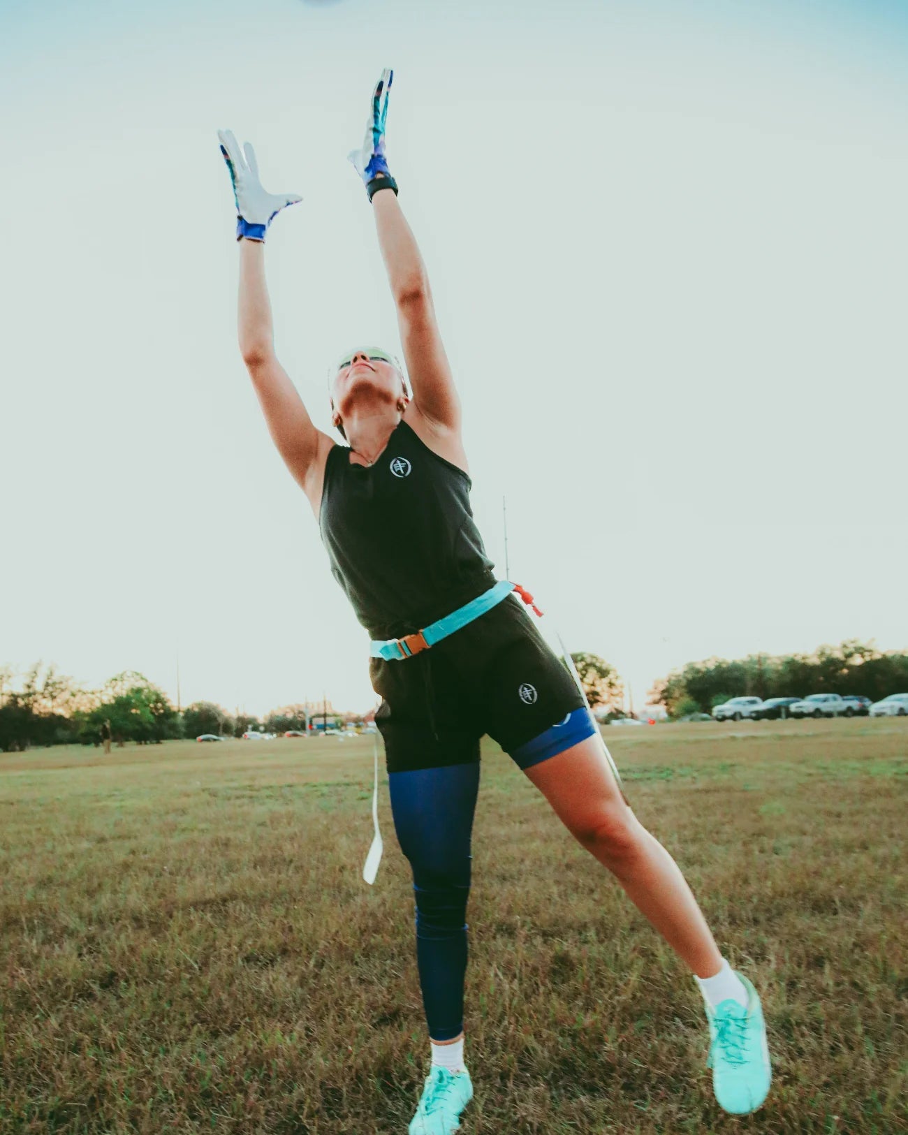 ONE LEG COMPRESSION PANTS - Flag - Up