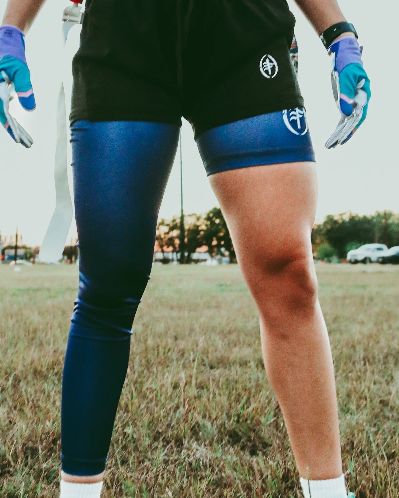 ONE LEG COMPRESSION PANTS - Flag - Up