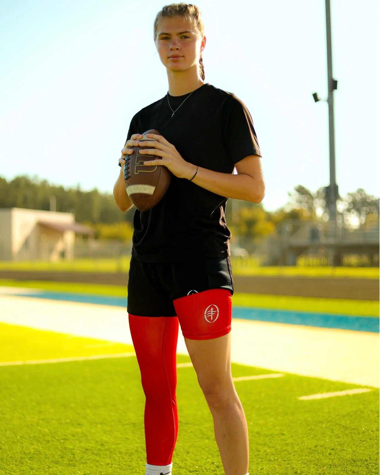 ONE LEG COMPRESSION PANTS - Flag - Up