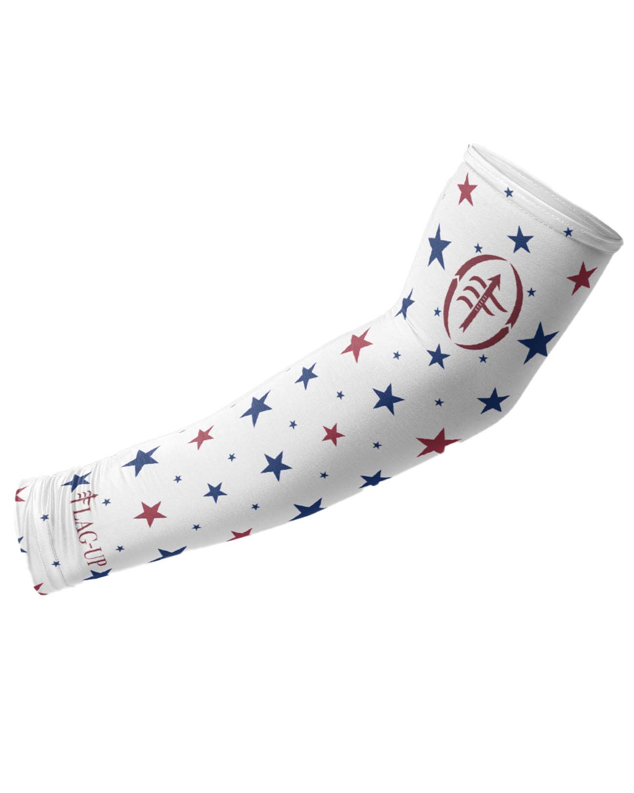USA print performance arm sleeve for girls flag football — Flag-Up