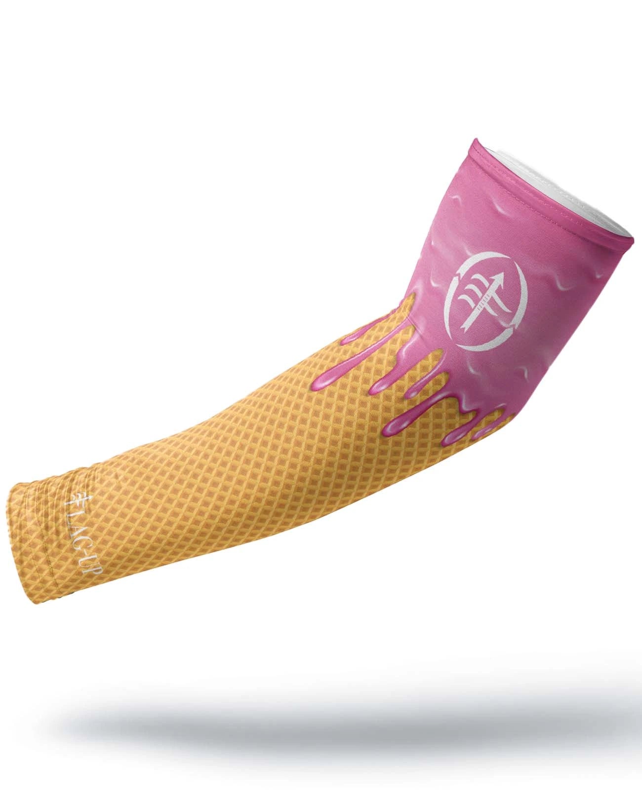 Ice Cream print compression arm sleeve for girls flag football — Flag-Up