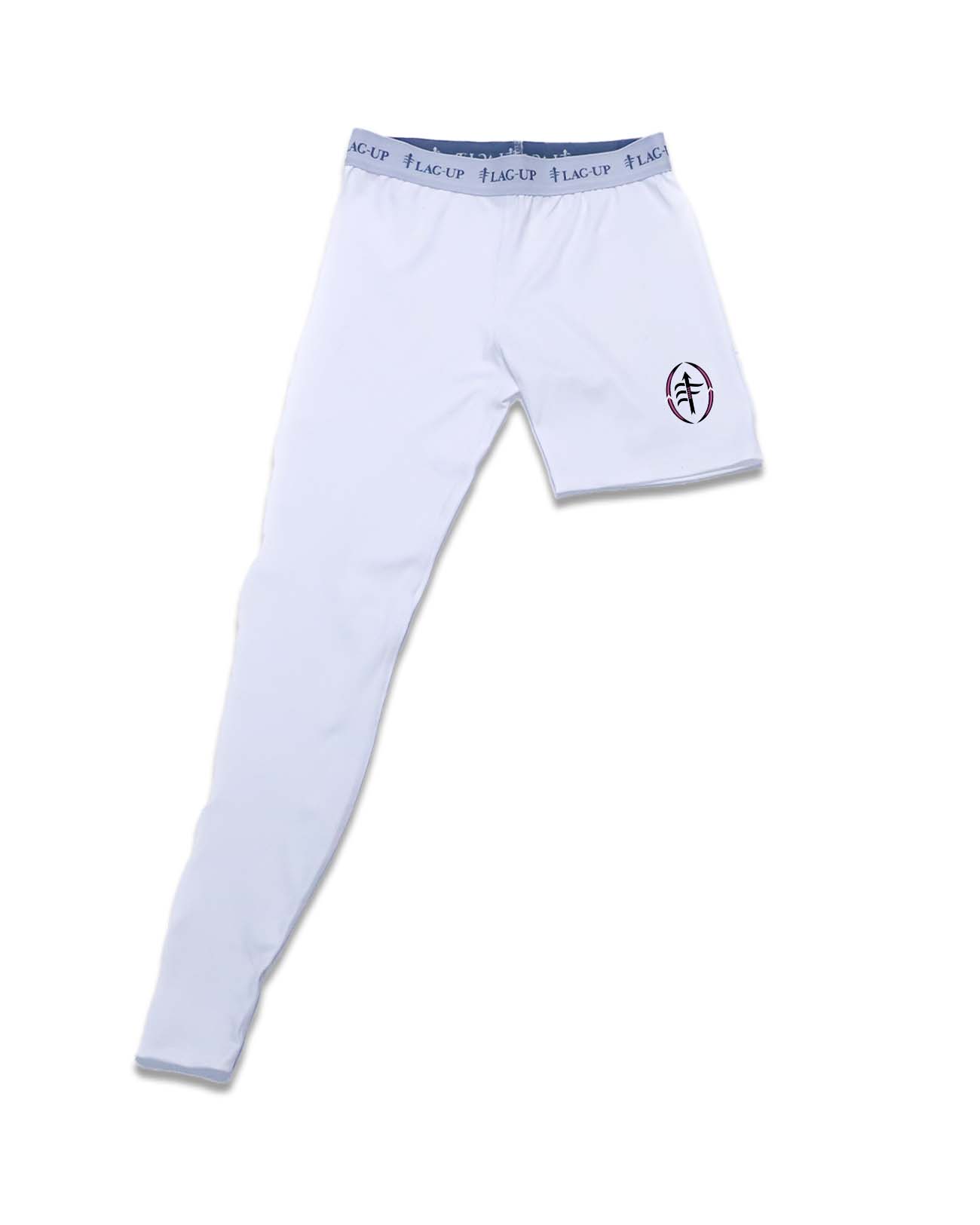 WHITE SINGLE LEG COMPRESSION - Flag - Up