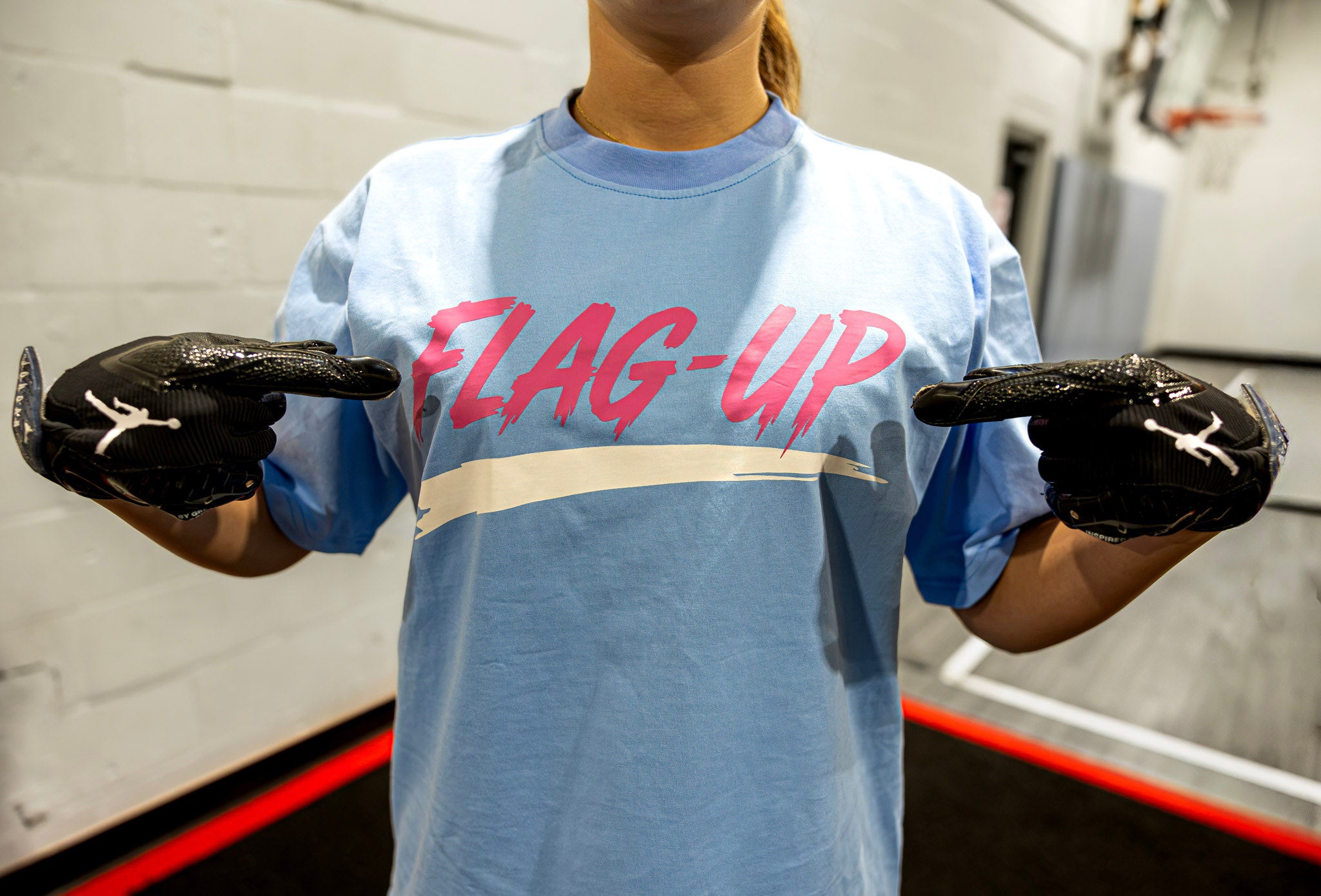 Oversized Tee - Raise Your Flag Up
