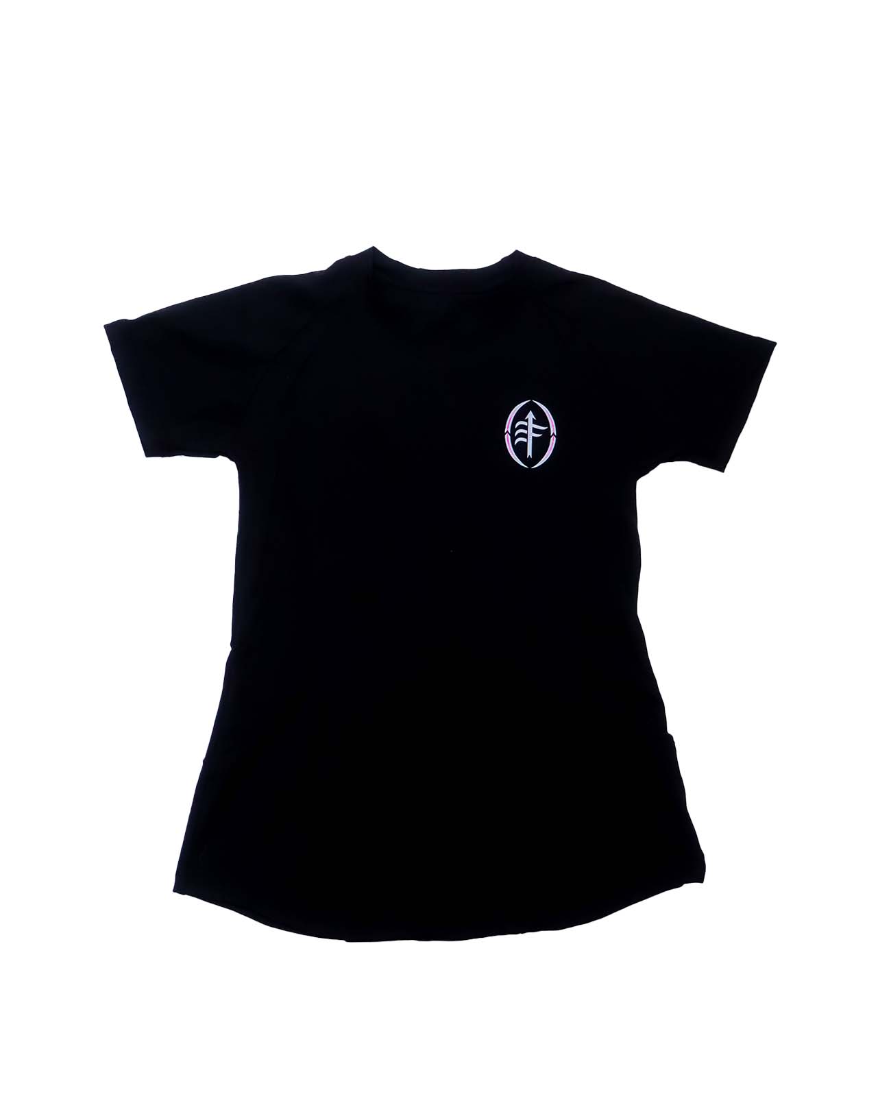 BLACK PERFORMANCE TEE - Flag - Up