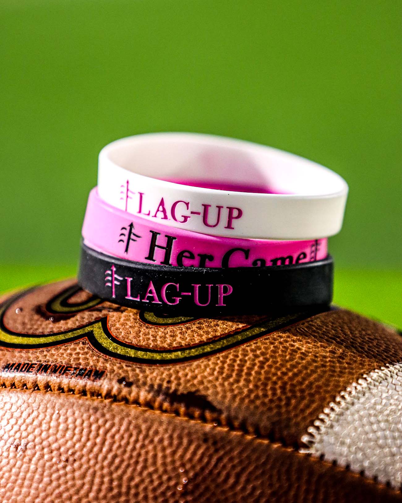 Flag football accessories for women including bracelet pack — Flag-Up
