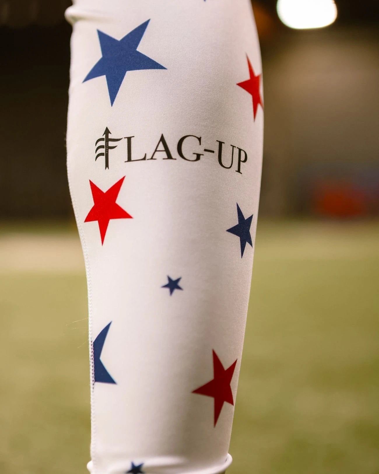 Limited Edition Designer Single - Leg Compression Pant - Flag - Up