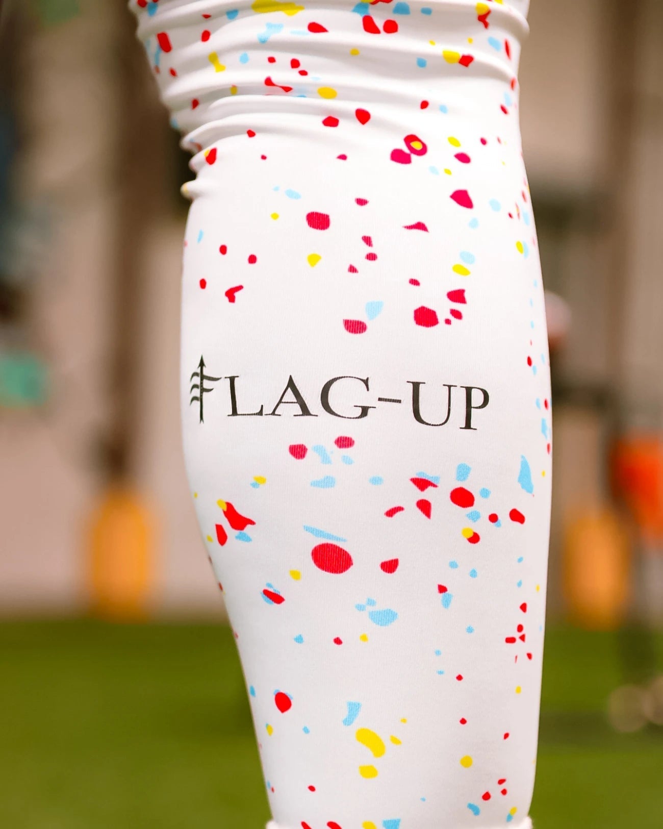 Limited Edition Designer Single - Leg Compression Pant - Flag - Up