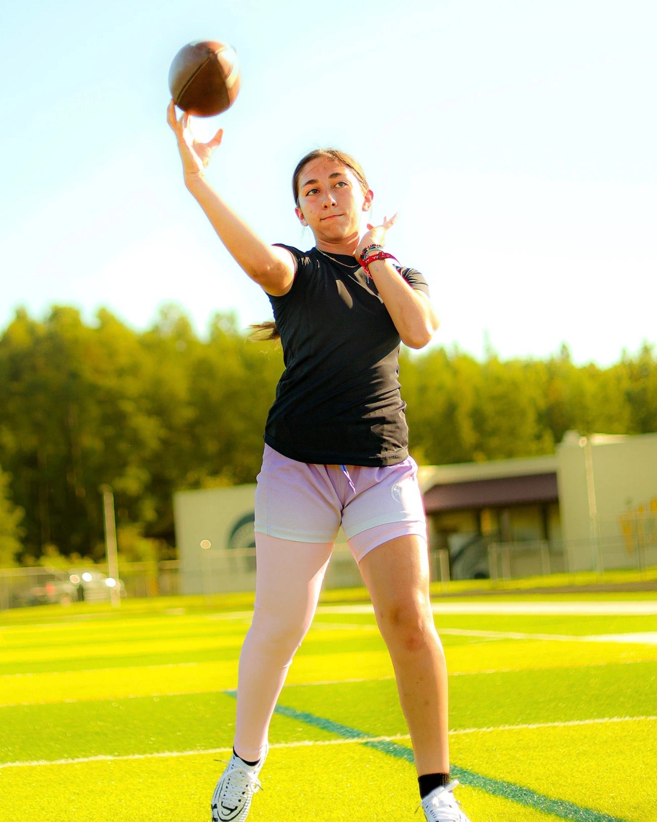 ONE LEG COMPRESSION PANTS - Flag - Up