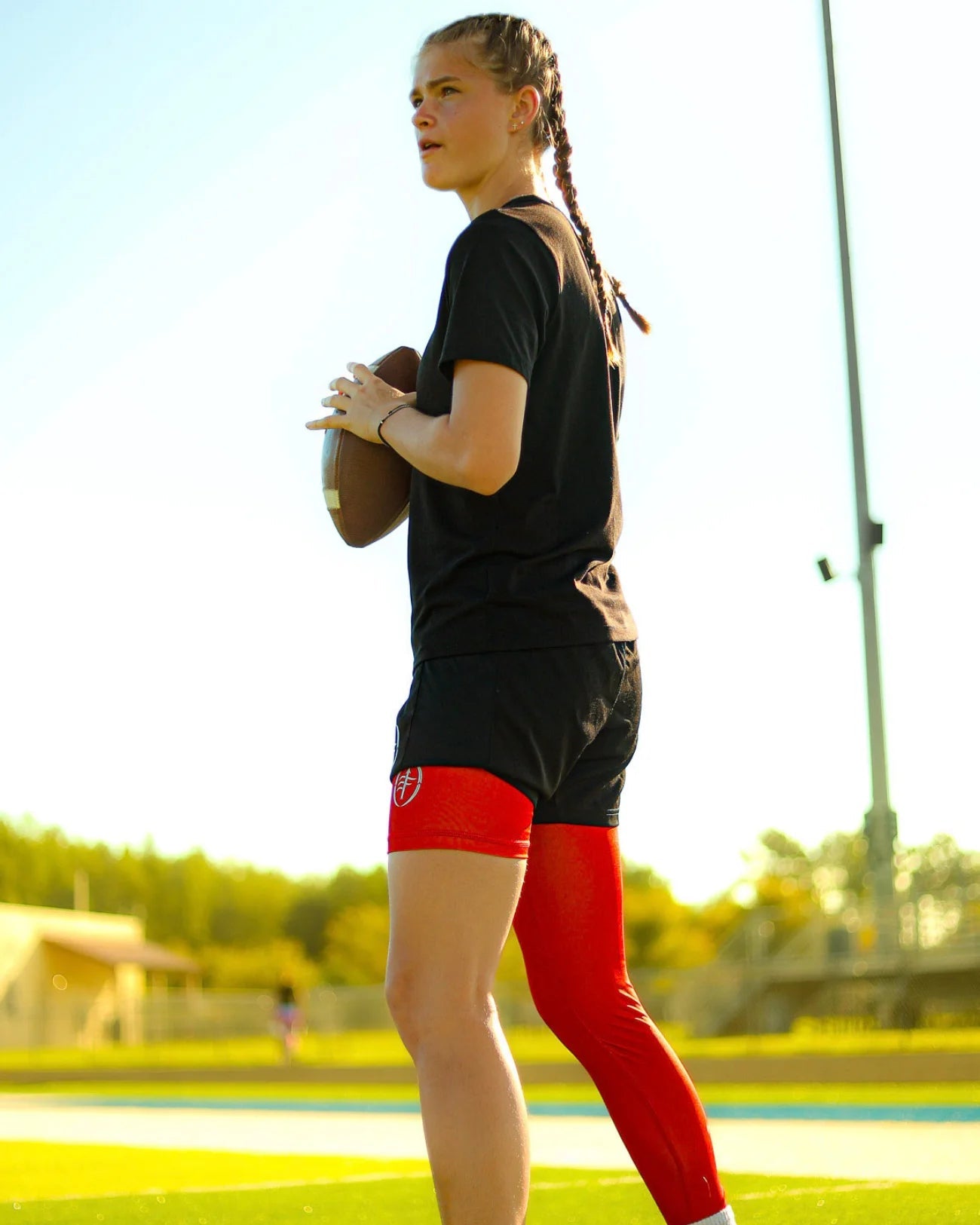 ONE LEG COMPRESSION PANTS - Flag - Up